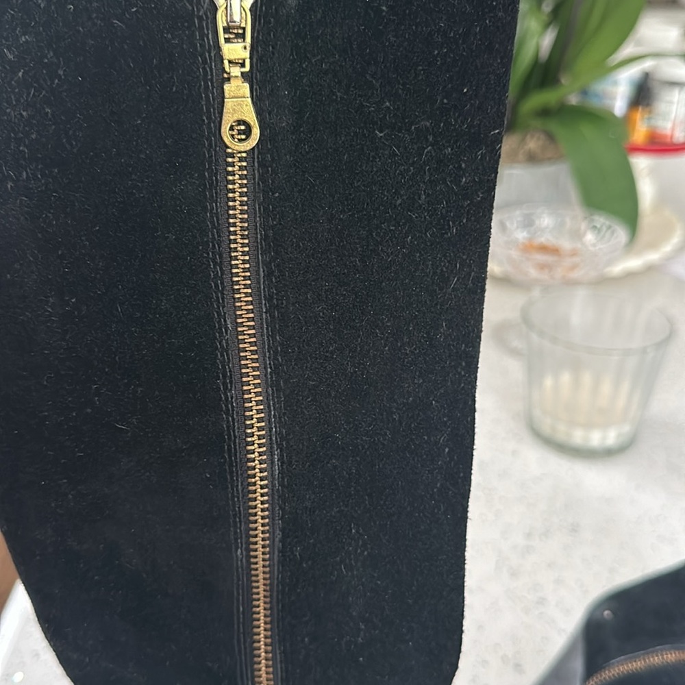 Tory Burch suede zip up boots - Picture 6 of 11